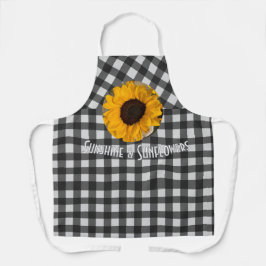 Sonnenlicht & Sonnenblumen Schürze
