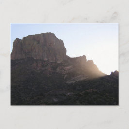 Sonnenlicht-Streaming über Casa Grande, BBNP, Texa Postkarte