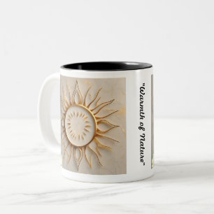 "Sonnenlicht-Symbol" Zweifarbige Tasse