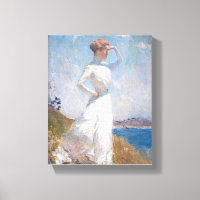 Sonnenlicht von Frank Weston Benson Canvas Print