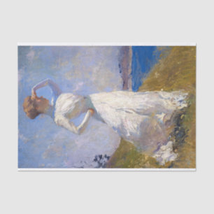 Sonnenlicht von Frank Weston Benson Seidenpapier