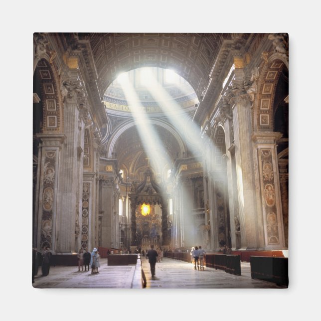 Sonnenlichtschirme strömen durch die Fenster Magnet (Vorne)