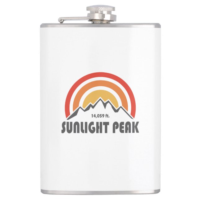 Sonnenlichtspitze Flachmann (Vorderseite)