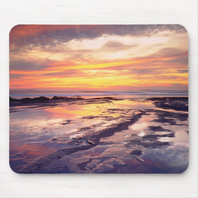 Sonnenliegen-Gezeitenpools Mousepad (Vorne)