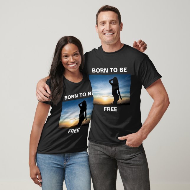 SONNENMÄDCHEN-SILHOUETTE T-Shirt (Unisex)