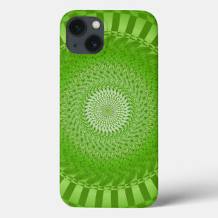 Sonnenmandala grün Case-Mate iPhone hülle