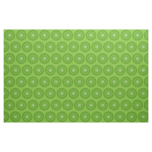 Sonnenmandala grün stoff (Yard (91,4 cm))