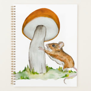 Sonnenmaus mit wildem Pilz Planer