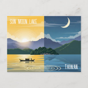 Sonnenmondsee Taiwan Postkarte
