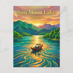Sonnenmondsee Taiwan Postkarte