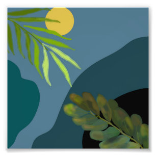 SONNENNATURLANDSCHAFT FOTODRUCK