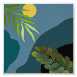 SONNENNATURLANDSCHAFT FOTODRUCK