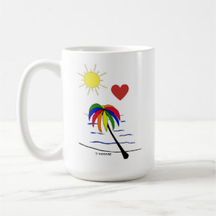 Sonnenpalme-Tree-Tasse Kaffeetasse