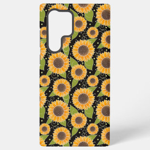 Sonnens Blumenmuster Spaß Florale Inspirativität Samsung Galaxy Hülle