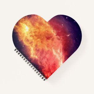 Sonnens Feuer Durch Das Universum Notizbuch