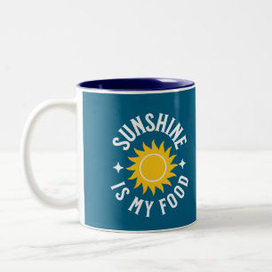 SONNENSCHAFT IST MEIN ESSEN ZWEIFARBIGE TASSE