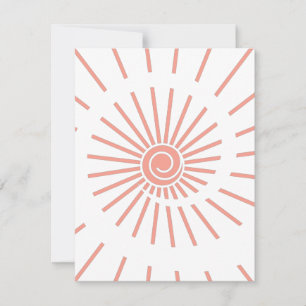 Sonnenschein 10 mitteilungskarte