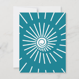 Sonnenschein 11 mitteilungskarte