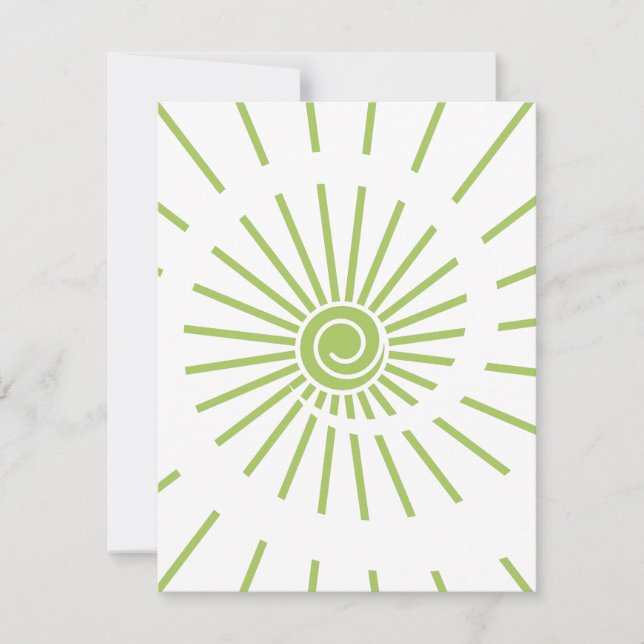 Sonnenschein 14 mitteilungskarte (Vorderseite)