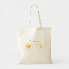 Sonnenschein 1. Geburtstag Aquarellsonne Tragetasche