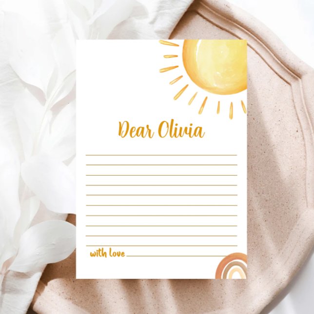 Sonnenschein 1. Geburtstagszeit Kapselkarte Einladung (Von Creator hochgeladen)