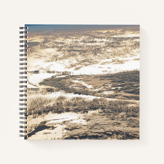 Sonnenschein abseits des Atlantiks Notizbuch (Vorderseite)