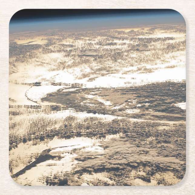 Sonnenschein abseits des Atlantiks Rechteckiger Pappuntersetzer (Vorderseite)