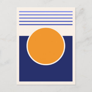 Sonnenschein Abstrakte Kunst Postkarte