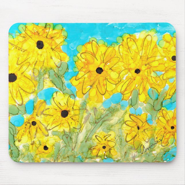 Sonnenschein an meiner Schulter Lovitude Mousepad (Vorne)