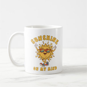Sonnenschein auf meinem Geist Niedliche Sonnencrem Kaffeetasse