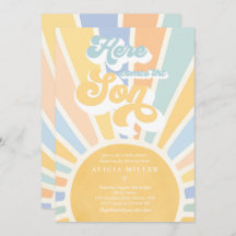 Sonnenschein Baby-Dusche kommen hier die sonnigen