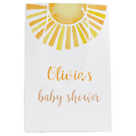 Sonnenschein Babydusche Mittlere Geschenktasche Geschenktüte