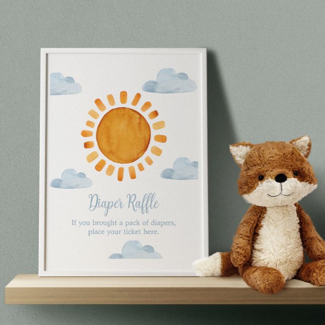 Sonnenschein-Babydusche-Windeln-Windeln Poster (Von Creator hochgeladen)