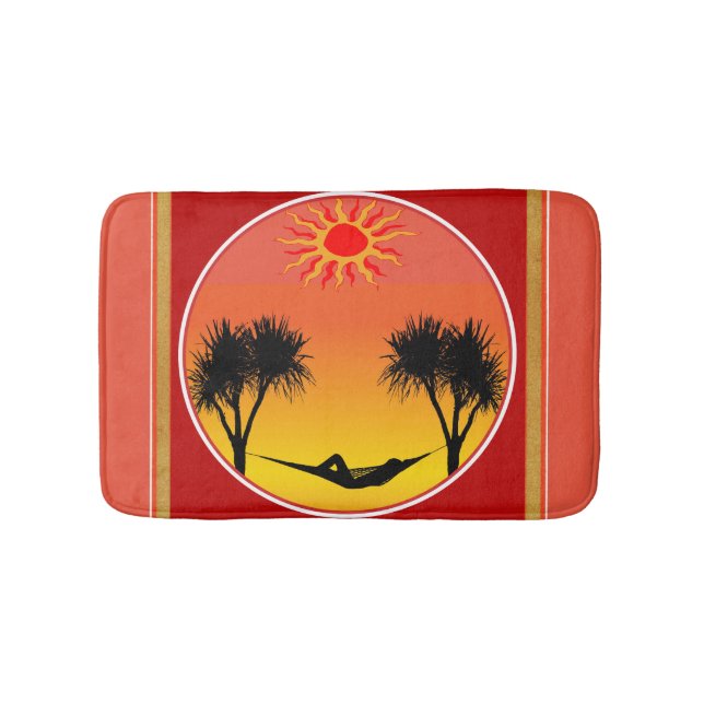Sonnenschein-Badezimmer-Matte Badematte (Vorderseite)