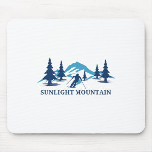 Sonnenschein Berg Colorado Skigebiet Berge  Mousepad