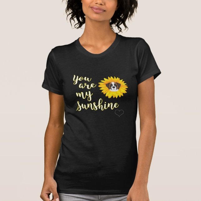 Sonnenschein Bernhardiner T-Shirt (Vorderseite)