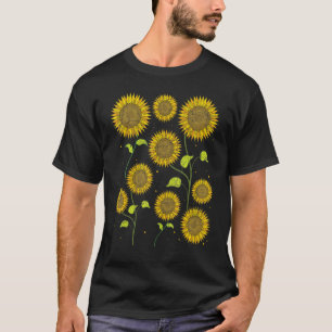 Sonnenschein Blume Blüten Natur Florist Hippie Sun T-Shirt