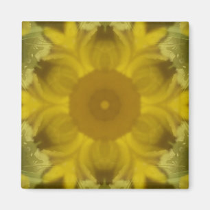 Sonnenschein Blume Burst Golden Magnet