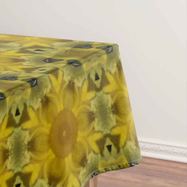 Sonnenschein Blume Burst Golden Tischdecke (Beispiel)