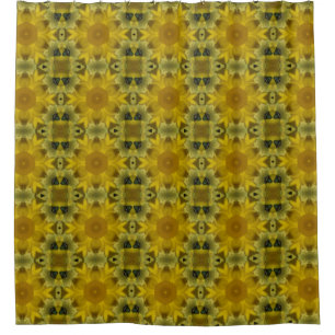 Sonnenschein-Blumen-Ausbruch Golden Duschvorhang
