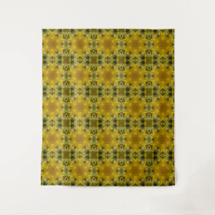 Sonnenschein-Blumen-Ausbruch Golden Wandteppich