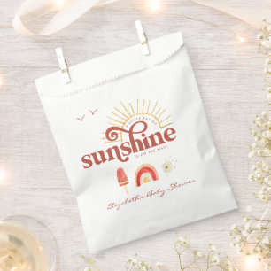 Sonnenschein Boho Baby Shower Geschenktütchen