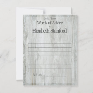 Sonnenschein   Brautparty Advisor Card Hinweiskarte