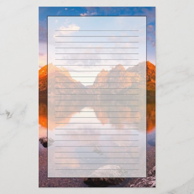 Sonnenschein Briefpapier (Vorderseite)