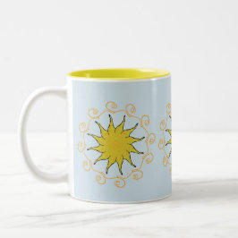 Sonnenschein coffe Tee-Tassenschale Zweifarbige Tasse