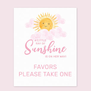 Sonnenschein Gefallen Schild