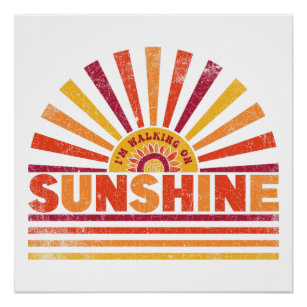 Sonnenschein - Glücklicher Sonnenaufgang - Sommers Poster