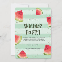 Sonnenschein & Gute-Laune-Sommerparty-Einladung