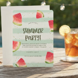 Sonnenschein & Gute-Laune-Sommerparty-Einladung Einladung