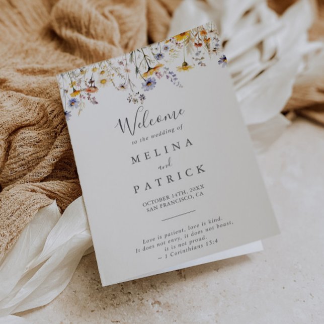 Sonnenschein im Herbst Elegante Wildblume geklappt Programm (Von Creator hochgeladen)